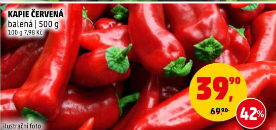 Paprika červená kapie