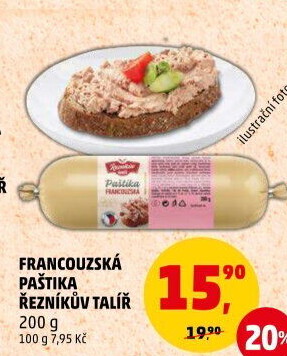 Paštika francouzská Řezníkův talíř