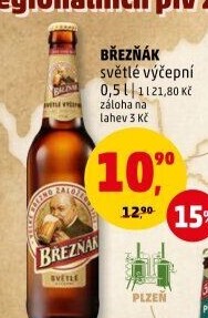 Pivo světlé výčepní 10° Březňák
