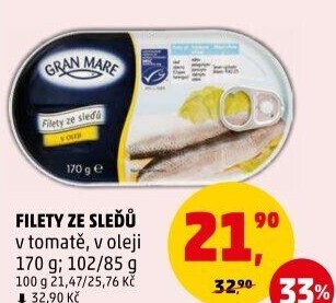 Sleď filety v omáčce Gran Mare