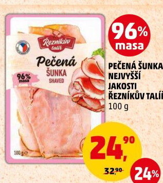 Šunka pečená nejvyšší jakosti Řezníkův talíř