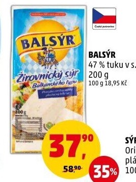 Sýr Balsýr Mlékárna Žirovnice