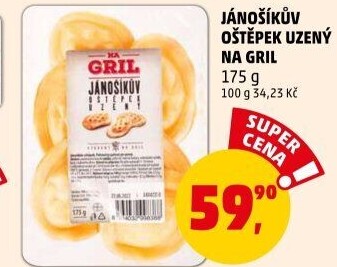 Sýr Oštěpek Jánošíkův Na gril Penny
