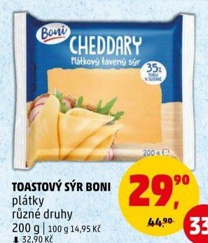 Sýr tavený toast Boni