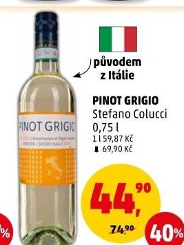Víno Pinot Grigio Stefano Colucci