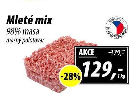 Mleté maso mix