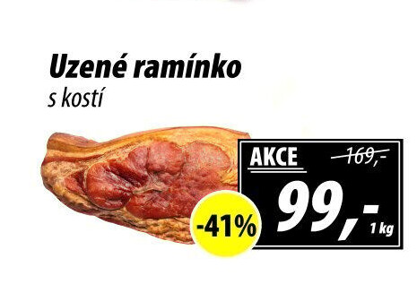 Uzené ramínko s kostí
