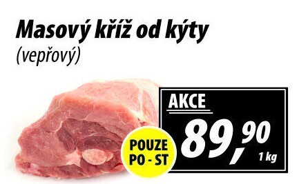 Vepřový kříž od kýty