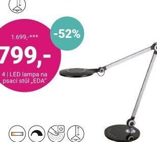 LED LAMPA NA PSACÍ STŮL „EDA“