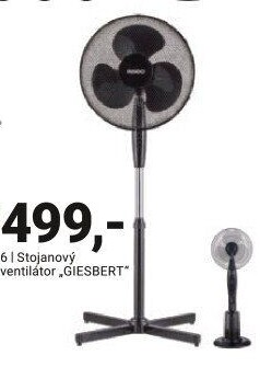 STOJANOVÝ VENTILÁTOR „GIESBERT“