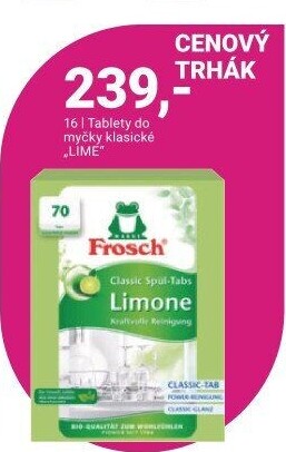 TABLETY DO MYČ. KLASICKÉ LIME