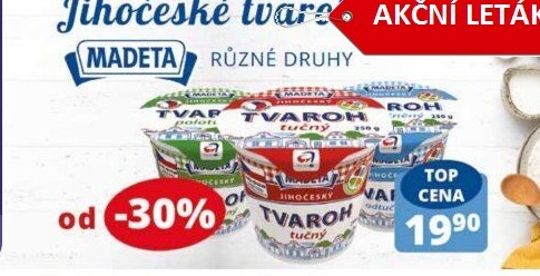Tvaroh Jihočeský Madeta