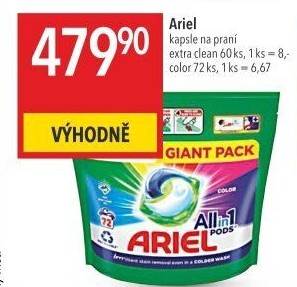 Prací kapsle Ariel