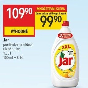 Prostředek na nádobí Jar