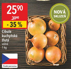 Cibule kuchyňská žlutá