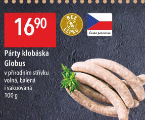 Párty klobása Globus