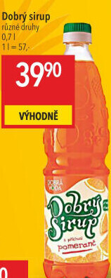 Sirup Dobrá voda