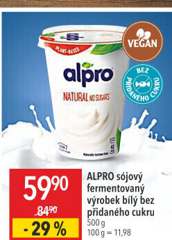 Sójový bílý jogurt Alpro