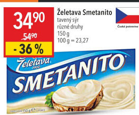 Sýr tavený Smetanito Želetava