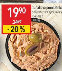 Tuňáková pomazánka s olivami