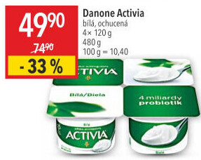 Bílý jogurt Activia Danone
