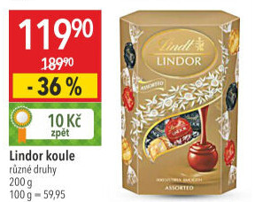 Bonboniéra Pralinky Lindor Lindt