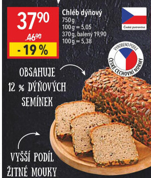 Chléb dýňový