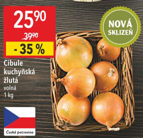 Cibule kuchyňská žlutá