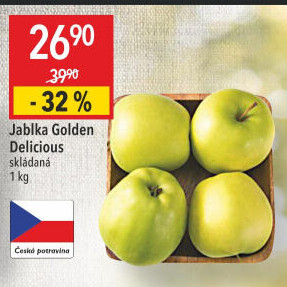 Jablka Golden Delicious