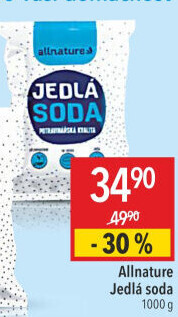 Jedlá soda Allnature