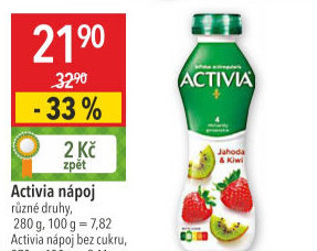 Jogurtový nápoj Activia Danone