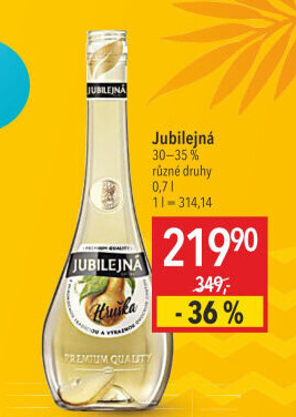 Pálenka Hruška Jubilejná St. Nicolaus