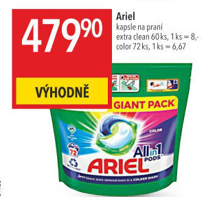Prací kapsle Ariel
