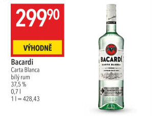 Rum Carta Blanca Bacardi