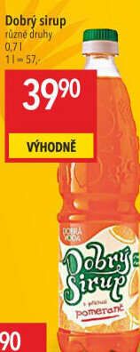 Sirup Dobrá voda