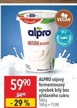Sójový bílý jogurt Alpro