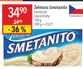 Sýr tavený Smetanito Želetava