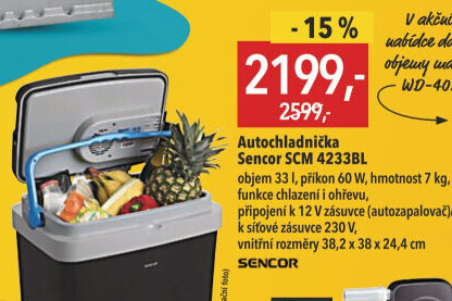 Chladicí box elektrický Sencor