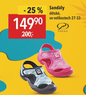 Dětské sandály Prego