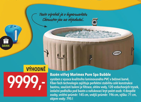 Nafukovací bazén Pure Spa Bubble Marimex