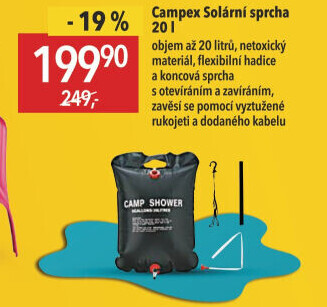 Solární sprcha Campex