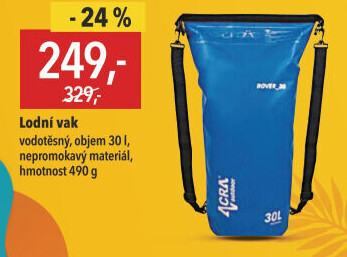 Vodotěsný vak Acra