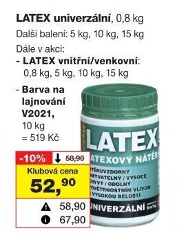 Barva na lajnování Barvy a laky Hostivař