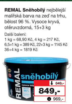Interiérová barva Remal
