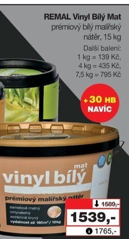 Interiérová barva Vinyl Remal