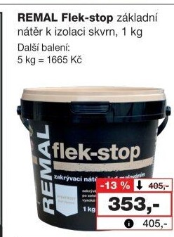 Izolační nátěr Flek - stop Remal