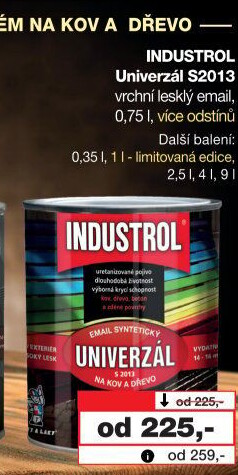 Nátěr na kov a dřevo Univerzál Industrol