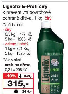 Ochrana dřeva Lignofix E-Profi Stachema