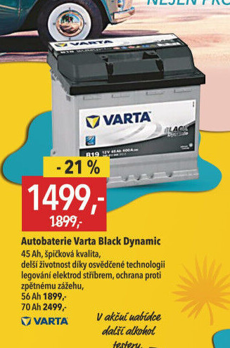 Autobaterie Black Dynamic Varta