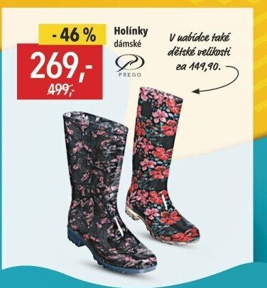 Dámské holínky Prego